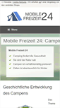 Mobile Screenshot of mobilefreizeit24.de