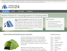 Tablet Screenshot of mobilefreizeit24.de